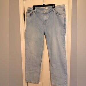 Abercrombie & Fitch Light Wash 90s Straight Jeans